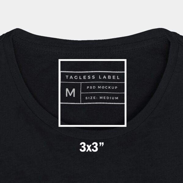 Full Color Transfer Neck Label / Tag  Thumbnail