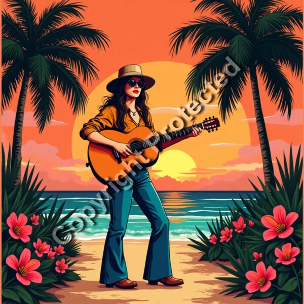 Sunset Pickin’ DTF Thumbnail